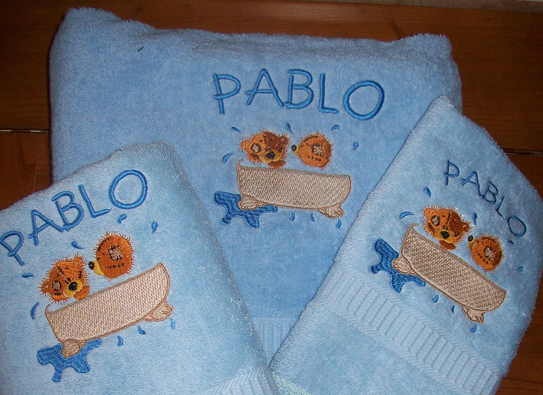 Complementos de Batones Pañuelo de Bautizo - Textil Bebé